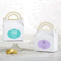 Thumbnail for Personalized Gable Favor Box - Birthday (Set of 12)