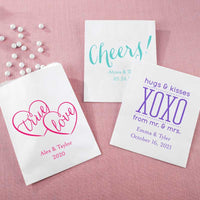 Thumbnail for Personalized White Goodie Bag - Wedding (Set of 12)