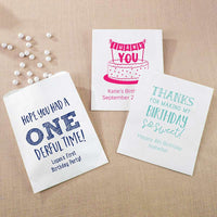 Thumbnail for Personalized White Goodie Bag - Kids Birthday (Set of 12)