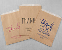 Thumbnail for Personalized Kraft Goodie Bag - Thank You (Set of 12)