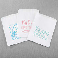 Thumbnail for Personalized White Goodie Bags - Custom Design (Set of 12)