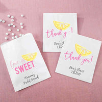 Thumbnail for Personalized White Goodie Bag - Cheery & Chic (Set of 12)