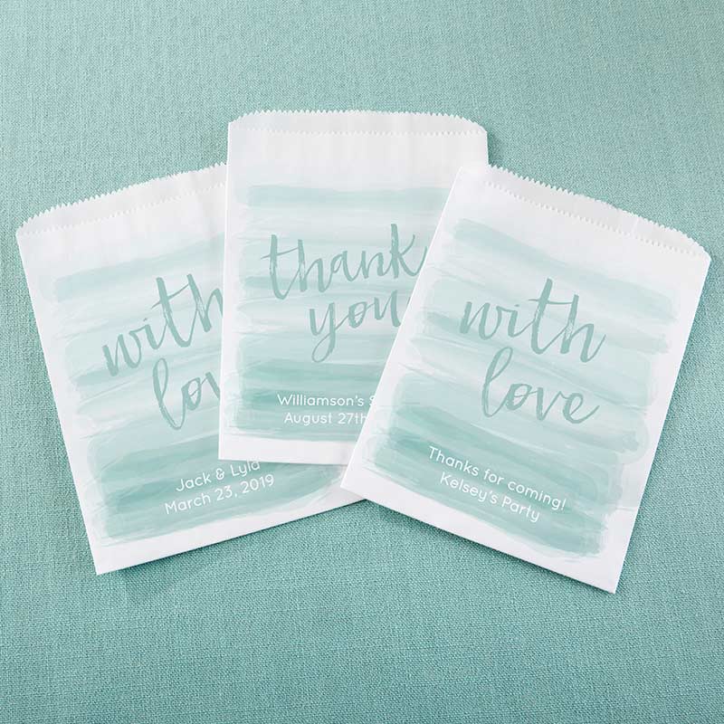 Personalized White Goodie Bag - Seaside Escape (Set of 12)