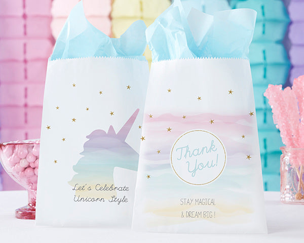 Personalized White Goodie Bag - Enchanted Party (Set of 12)