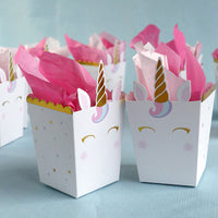 Thumbnail for Unicorn Popcorn Favor Box (Set of 12)