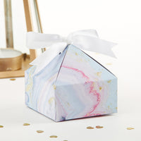 Thumbnail for Marbleized Pyramid Favor Box (Set of 12)
