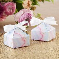 Thumbnail for Marbleized Pyramid Favor Box (Set of 12)
