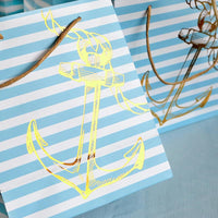 Thumbnail for Nautical Anchor Striped Welcome Bag (Set of 6)