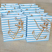 Thumbnail for Nautical Anchor Striped Welcome Bag (Set of 6)