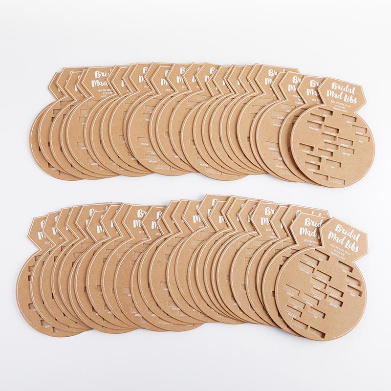 Bridal Shower Game Card - Ring Shape (Set of 50) Alternate Image 7, Kate Aspen | Games and Advice Cards