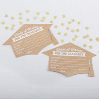 Thumbnail for Graduation Advice Card - Cap Shape (Set of 50)
