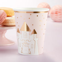 Thumbnail for Princess 8 oz. Paper Cups (Set of 8) Alternate Image 3, Kate Aspen | Cups