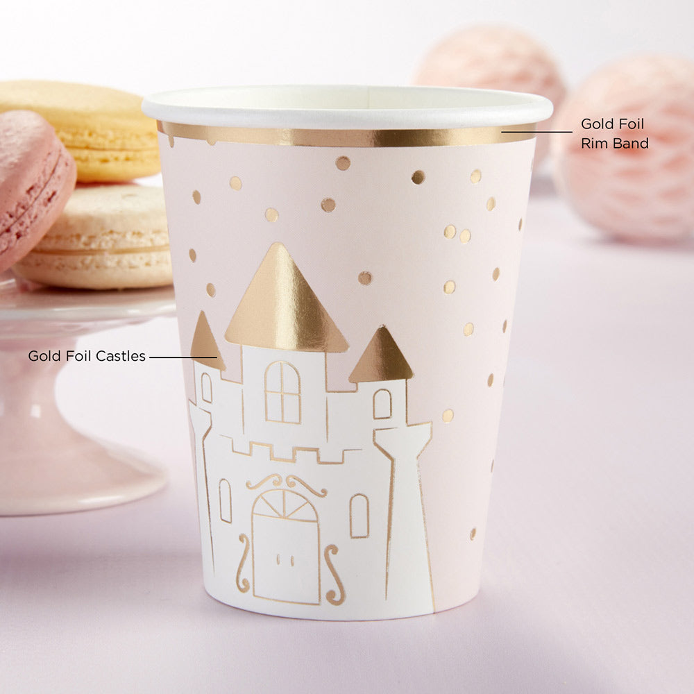 Princess 8 oz. Paper Cups (Set of 8) Alternate Image 4, Kate Aspen | Cups