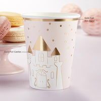Thumbnail for Princess 8 oz. Paper Cups (Set of 8) Alternate Image 4, Kate Aspen | Cups