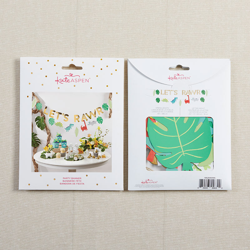 Dino Party Banner (Set of 2) Alternate Image 3, Kate Aspen | Banner
