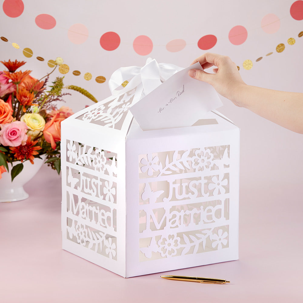 Just Married Birdcage Card Box Alternate Image 3, Kate Aspen | Card Box