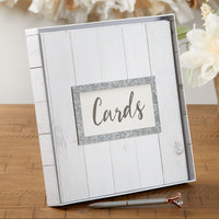 Thumbnail for Rustic White Wood Card Box Alternate Image 5, Kate Aspen | Card Box