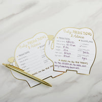 Thumbnail for Baby Shower Prediction Advice Card - Elephant (Set of 50)