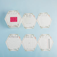 Thumbnail for Geometric Floral Bridal Shower 5-Pack Game Card Set (30 sheets each)