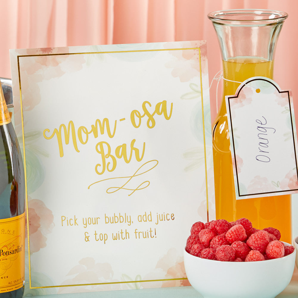 Sunflower Mimosa Bar AND Mom-osa Bar Sign