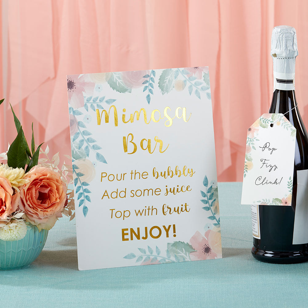 Mimosa Bar Kit Party Floral Decorations Perfect for Any Occasion - Gold