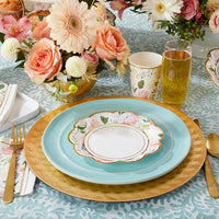 Thumbnail for Floral 7 in. Premium Paper Plates (Set of 16) Alternate Image 4, Kate Aspen | Paper Plate