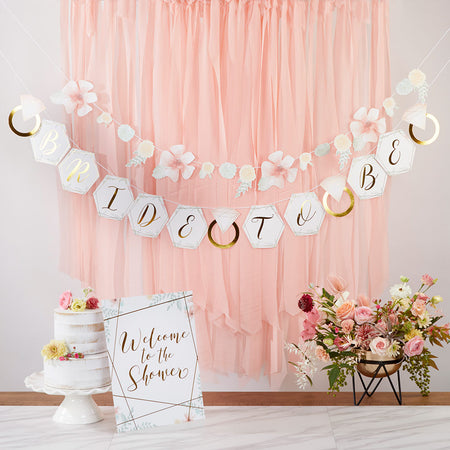 Geometric Floral Bridal Shower Kit Main Image, Kate Aspen | Party Kit