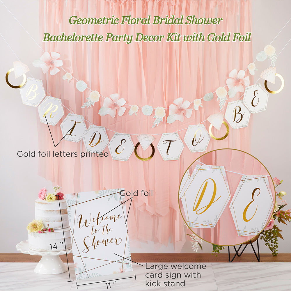 Geometric Floral Bridal Shower Kit Alternate Image 7, Kate Aspen | Party Kit