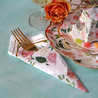 Thumbnail for Floral Paper Napkins (Set of 30) Alternate Image 7, Kate Aspen | Serveware