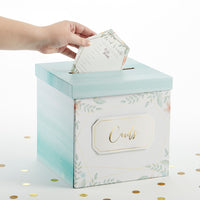 Geometric Floral Card Box Alternate Image 3, Kate Aspen | Card Box
