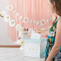 Geometric Floral Card Box Alternate Image 4, Kate Aspen | Card Box