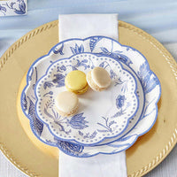 Thumbnail for Blue Willow 7 in. Premium Paper Plates (Set of 16) Alternate Image 3, Kate Aspen | Paper Plate