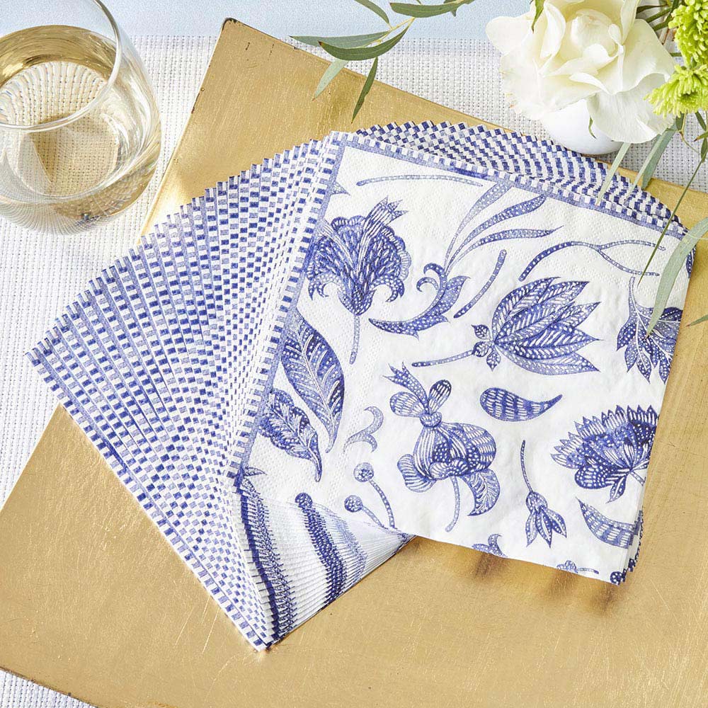 Blue Willow 2 Ply Paper Napkins (Set of 30) Main Image, Kate Aspen | Napkin