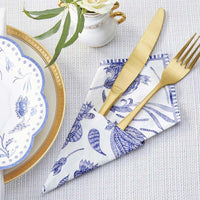 Thumbnail for Blue Willow 2 Ply Paper Napkins (Set of 30) Alternate Image 2, Kate Aspen | Napkin