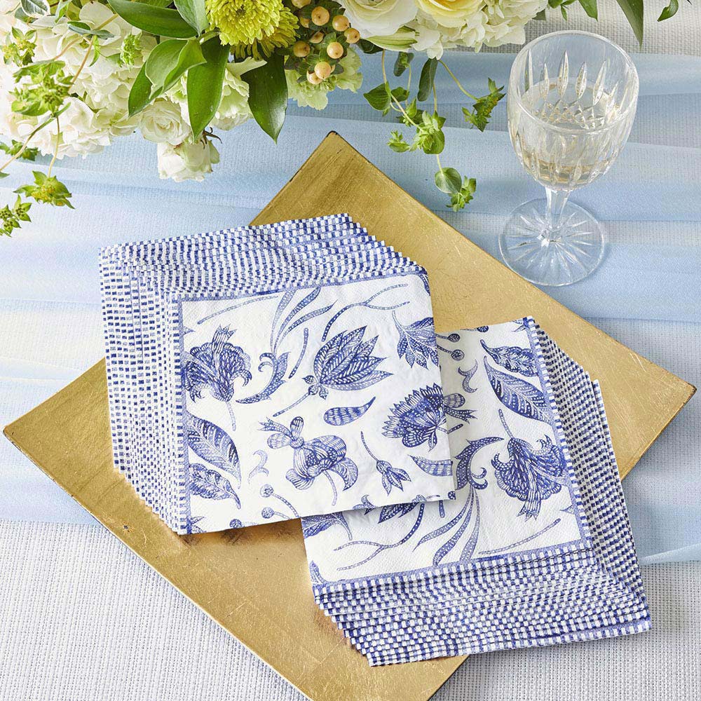 Blue Willow 9 in. Premium Paper Plates (Set of 16) Kate Aspen