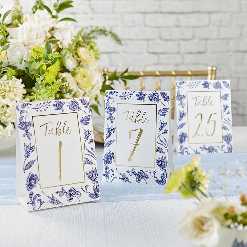 Blue Willow Wedding Table Numbers (1-25) Alternate Image 3, Kate Aspen | Table Numbers