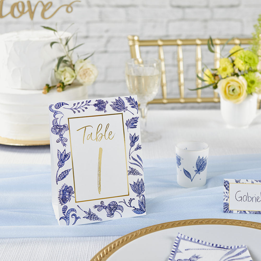 Blue Willow Wedding Table Numbers (1-25) Alternate Image 4, Kate Aspen | Table Numbers