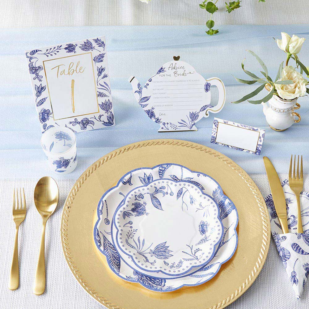 Blue Willow Wedding Table Numbers (1-25) Alternate Image 5, Kate Aspen | Table Numbers