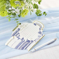 Thumbnail for Blue Willow Wedding Advice Cards - Teapot (Set of 50) Alternate Image 7, Kate Aspen | Games and Advice Cards