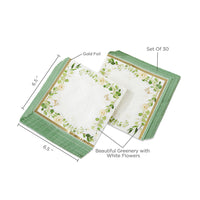 Thumbnail for Botanical Garden 2 Ply Paper Napkins (Set of 30) Alternate Image 6, Kate Aspen | Napkins