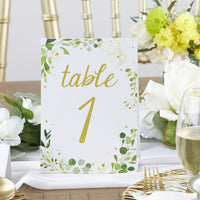 Thumbnail for Botanical Garden Wedding Table Numbers (1-25)