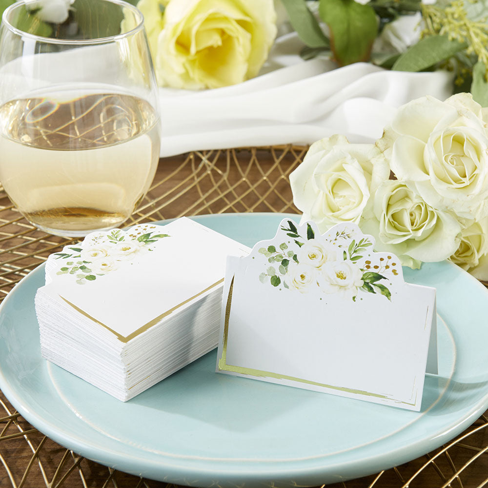 Botanical Garden Tent Place Card (Set of 50) Alternate Image 3, Kate Aspen | Place Card Holders & Frames