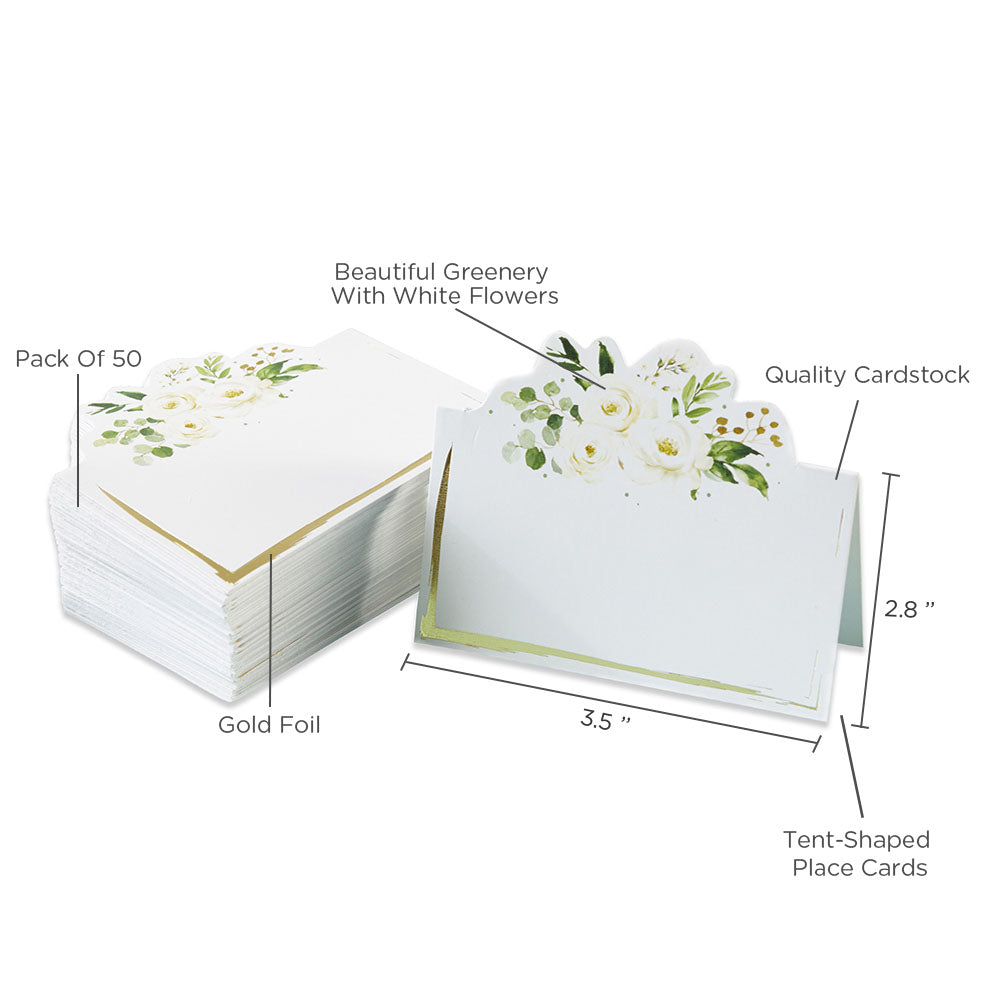 Botanical Garden Tent Place Card (Set of 50) Alternate Image 7, Kate Aspen | Place Card Holders & Frames