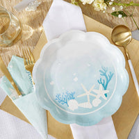 Beach Party 9 in. Premium Paper Plates (Set of 16) Alternate Image 4, Kate Aspen | Paper Plate