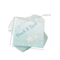 Thumbnail for Beach Party 2 Ply Paper Napkins (Set of 30) Alternate Image 6, Kate Aspen | Napkin