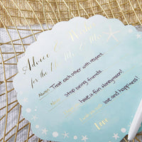 Thumbnail for Beach Party Wedding Advice Cards - Sea Shell (Set of 50)