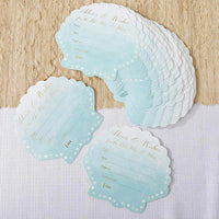 Thumbnail for Beach Party Wedding Advice Cards - Sea Shell (Set of 50)