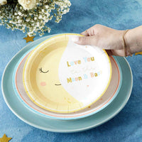 Thumbnail for Twinkle Twinkle 7 in. Premium Paper Plates (Set of 16) Alternate Image 4, Kate Aspen | Paper Plate