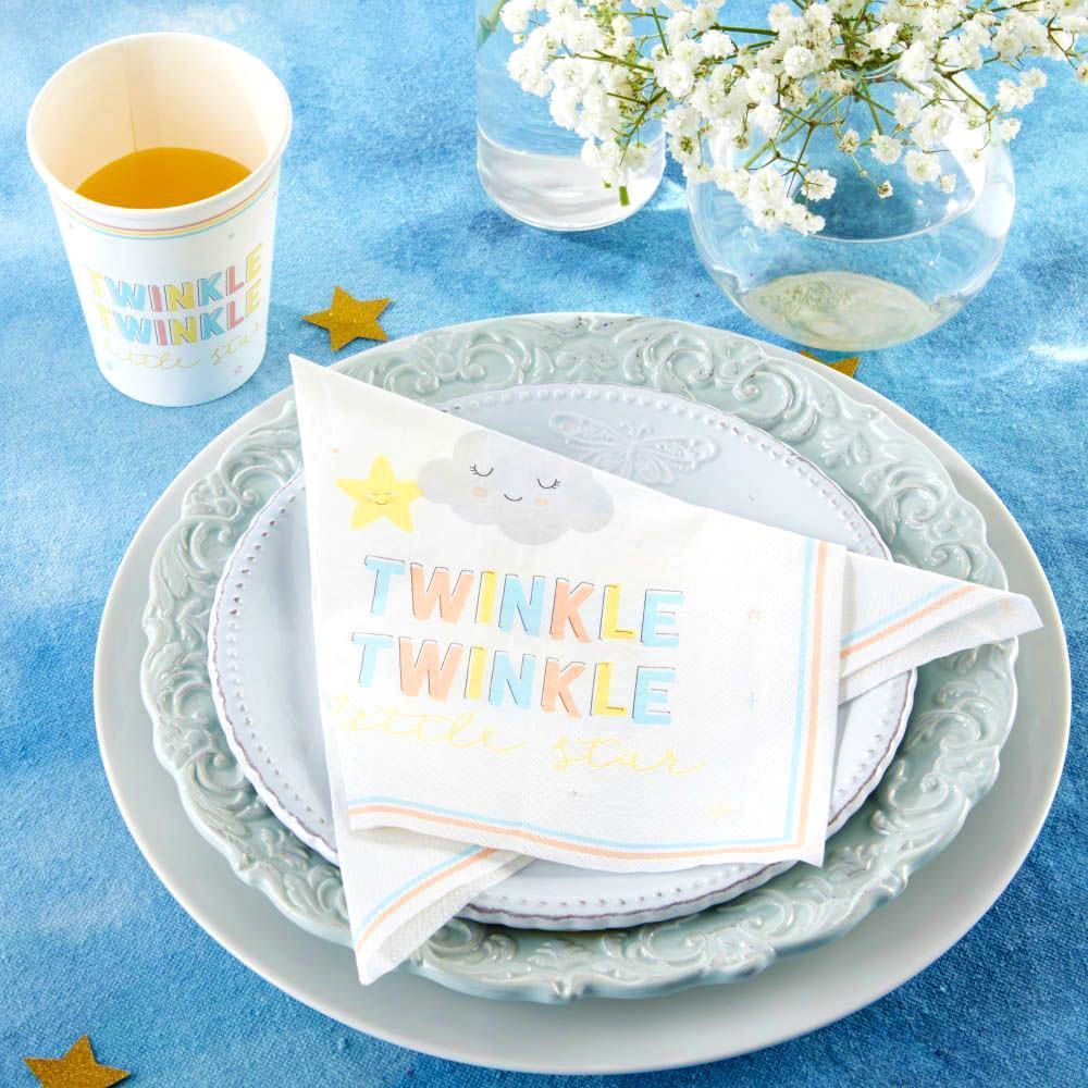 Twinkle Twinkle 2 Ply Paper Napkins (Set of 30) Alternate Image 2, Kate Aspen | Napkin