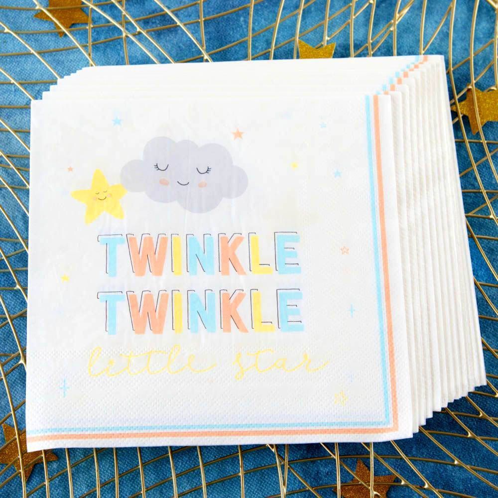 Twinkle Twinkle 2 Ply Paper Napkins (Set of 30) Alternate Image 7, Kate Aspen | Napkin